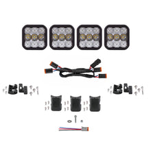 Diode Dynamics SS5 Pro Universal CrossLink 4-Pod Lightbar White Combo Diode Dynamics - DD7240