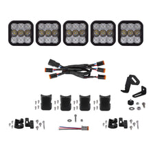 Diode Dynamics SS5 Pro Universal CrossLink 5-Pod Lightbar White Combo Diode Dynamics - DD7242