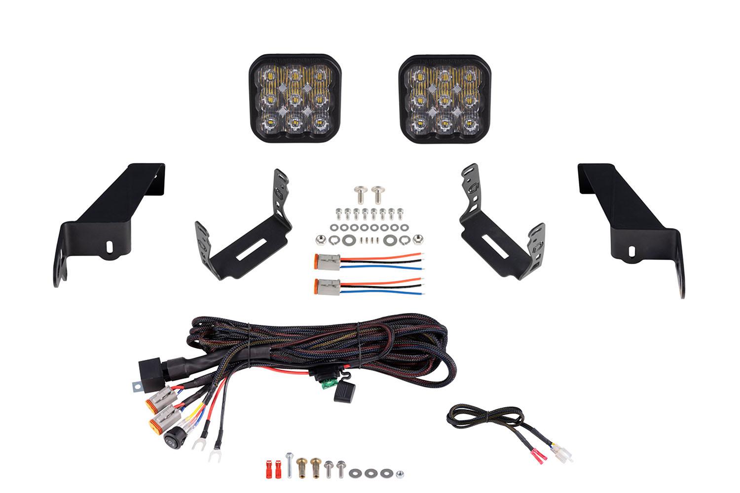 Diode Dynamics Jeep JL SS5 CrossLink Bumper Lightbar Kit Pro Driving Diode Dynamics - DD7281
