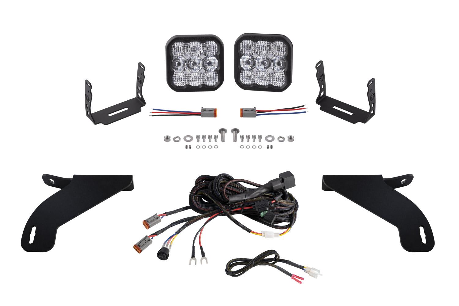 Diode Dynamics Bolt-on Pod Light kit for 2021+ Ford F-150. - DD7328