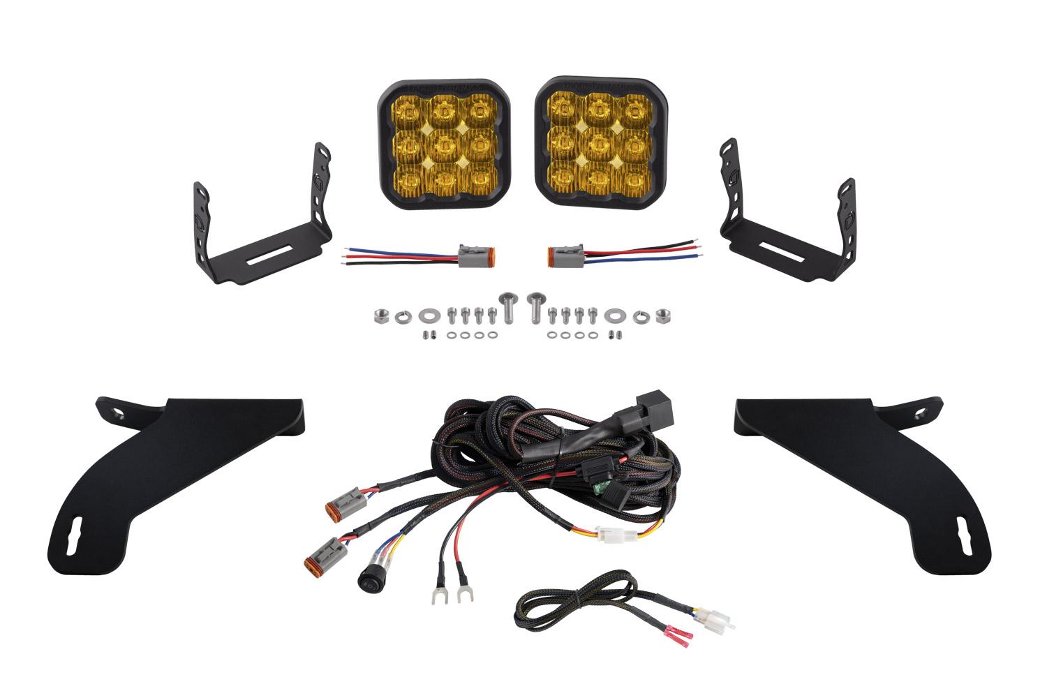Diode Dynamics Bolt-on Pod Light kit for 2021+ Ford F-150. - DD7333