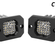 Diode Dynamics Stage Series C1R White Flood Flush Mount LED Pod (pair) - DD7427P