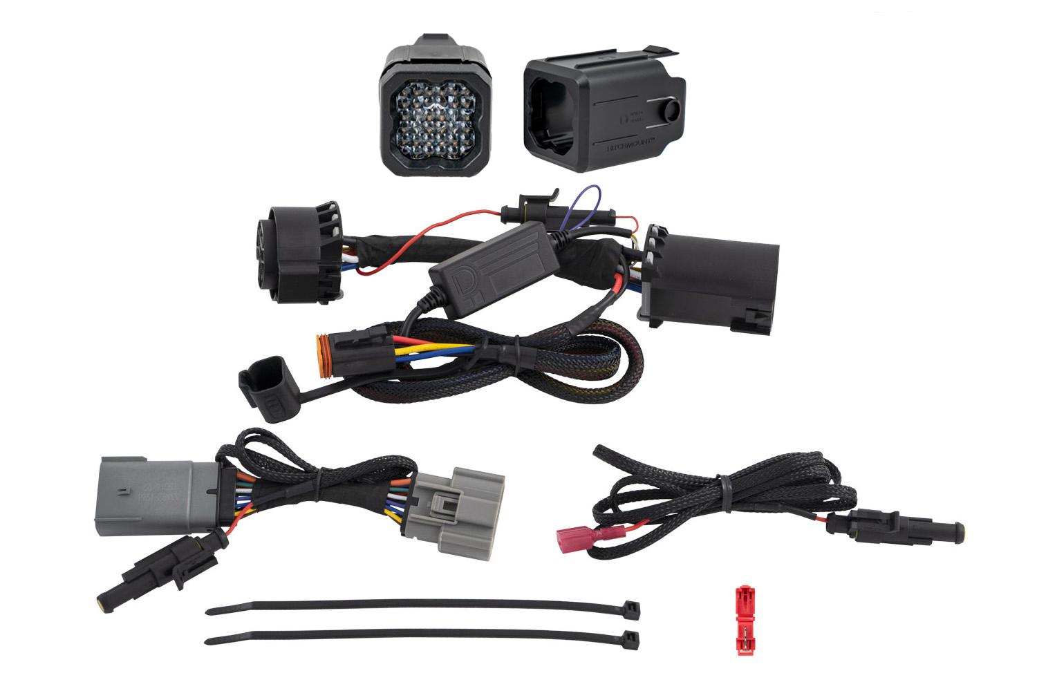 Diode Dynamics Hitch Mount LED Pod Reverse Kit for Ford F-150 2015-2020, C1R - DD7648