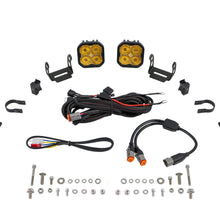 Diode Dynamics SS3 LED Bumper 1.5 Inch Roll Bar Kit, Pro Yellow SAE Fog (Pair) - DD7665