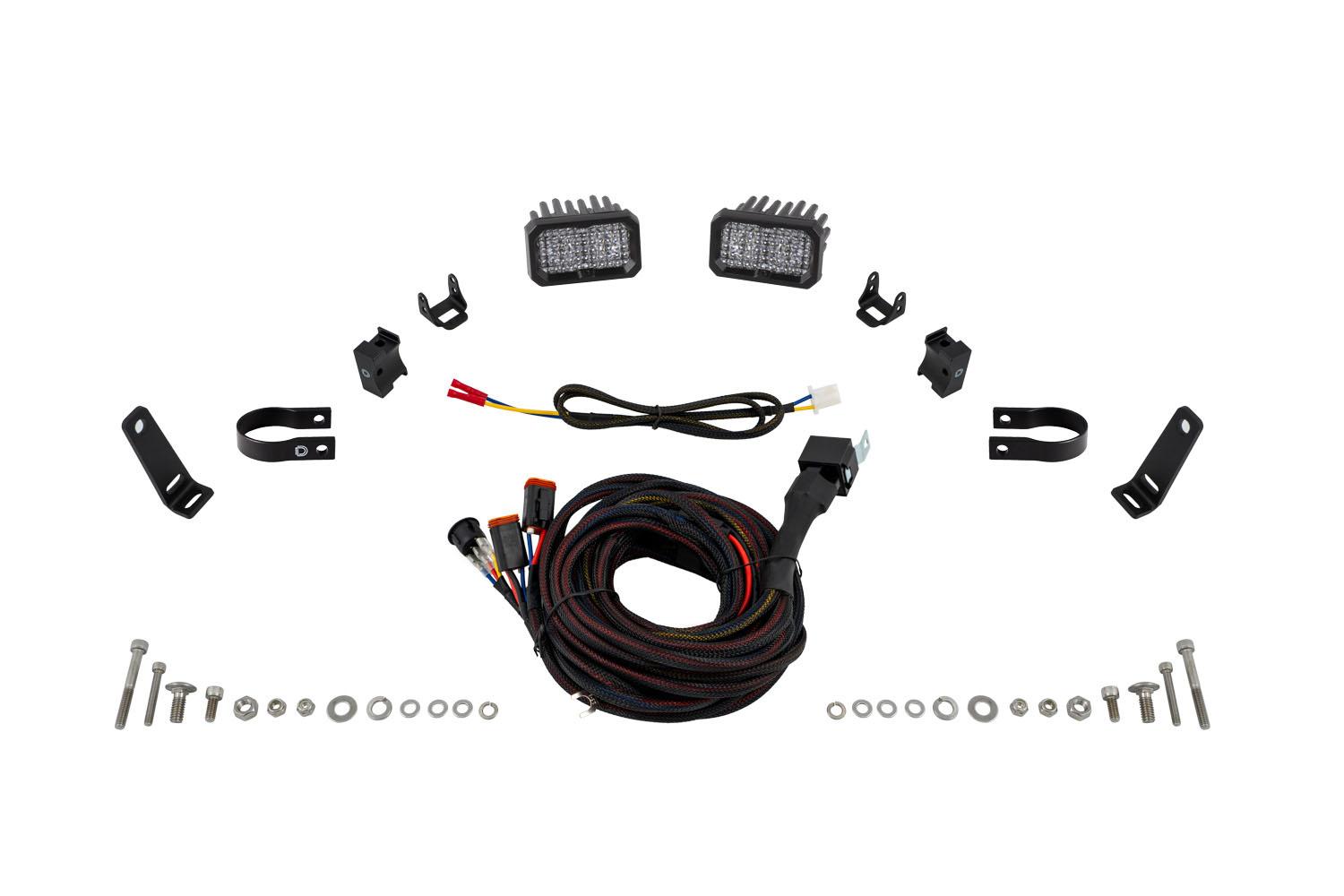 Diode Dynamics Stage Series 1.5 Inch Roll Bar Reverse Light Kit, SSC2 Sport (Pair) - DD7730