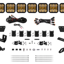 Diode Dynamics SS5 7-Pod CrossLink Mounting Kit for Prinsu/Sherpa Roof Racks, Sport Yellow Combo - DD7825