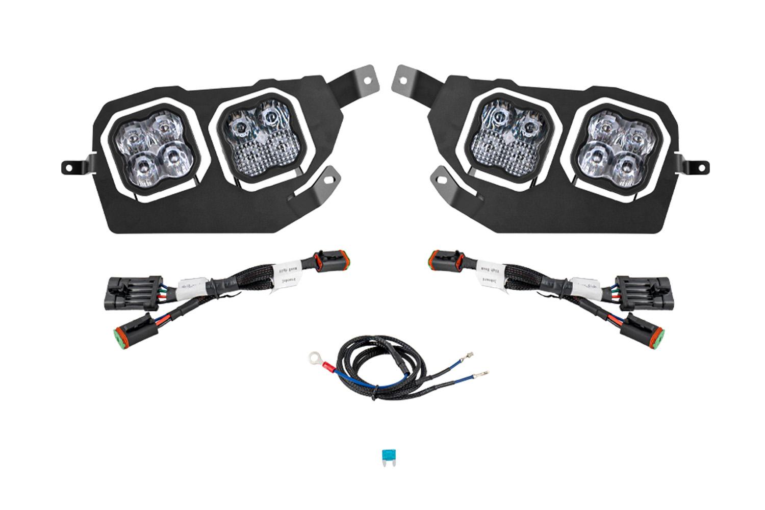 Diode Dynamics SS3 LED Headlight Kit for 2014-2023 Polaris RZR XP, Sport White ABL - DD7843