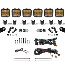 Diode Dynamics Can-Am Maverick X3 SS5 Sport CrossLink Roof Yellow Combo Lightbar Kit - DD7891