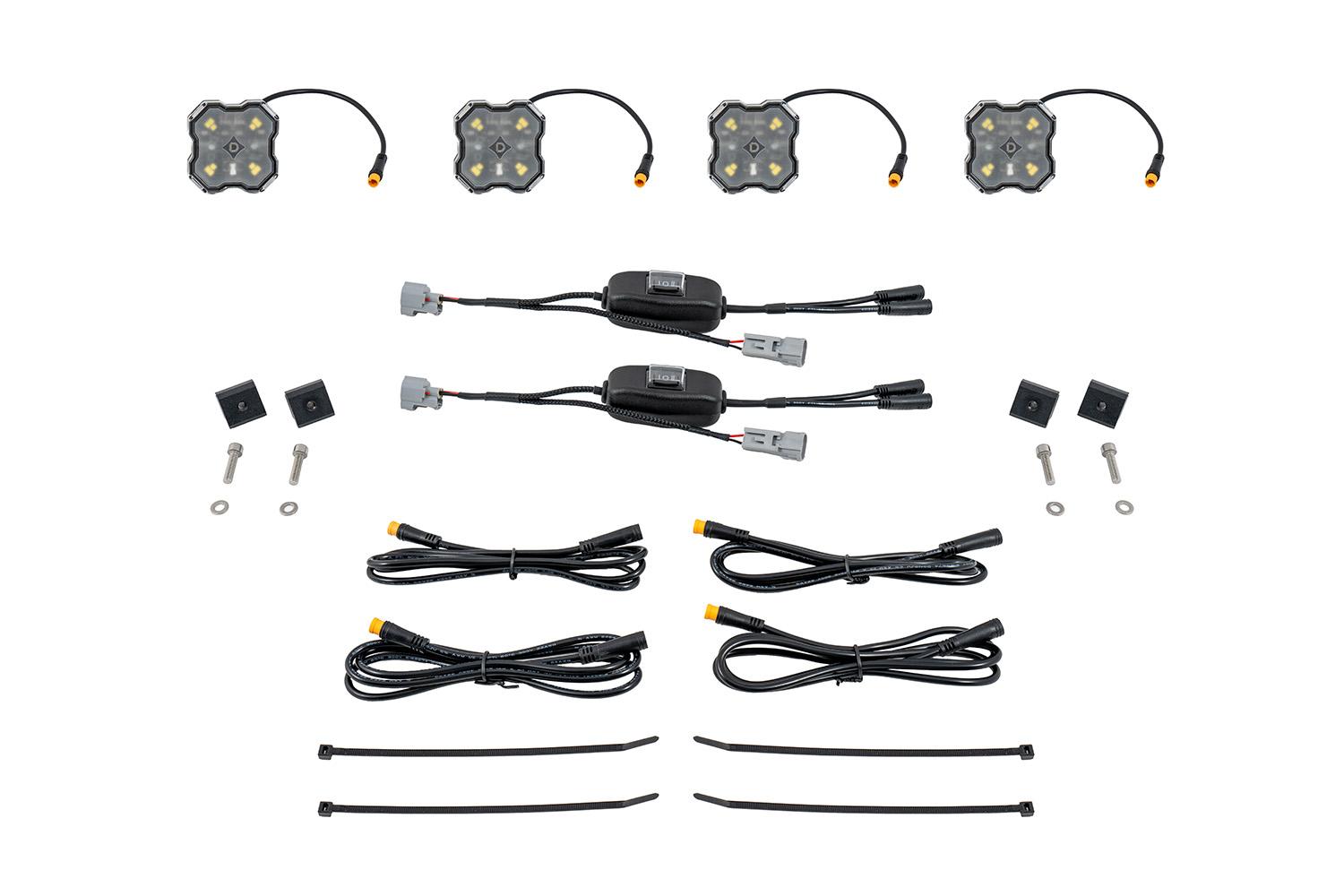 Diode Dynamics Stage Series LED Bed Light Kit for Toyota Tundra/Tacoma, White Diffused - DD7948