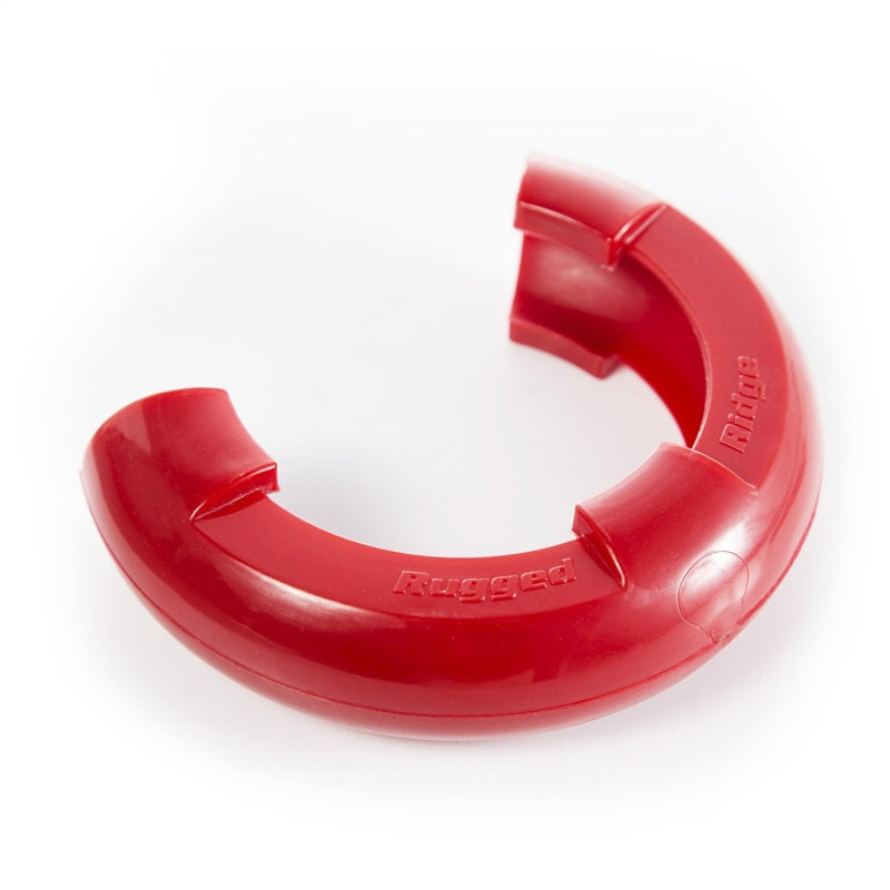 Rugged Ridge D-Ring Shackle Isolator Kit Red Pair 7/8 Inch - 11235.41