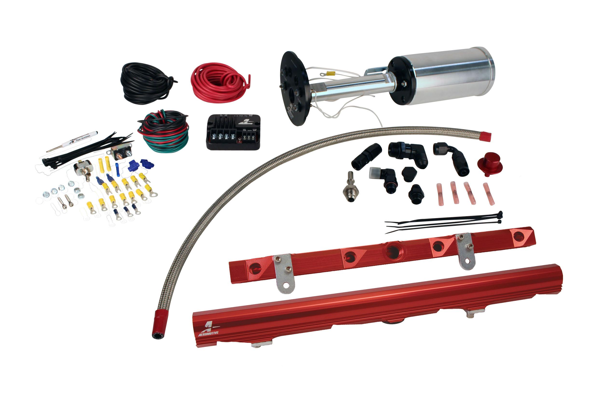 Aeromotive 03-13 Corvette Stealth Eliminator Street Fuel System With Ls2 Fuel Rails - 17183