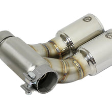 AFE MACH Force-Xp 304 Stainless Steel OE Replacement Exhaust Tip Polished (2013-2016 Boxster, Cayman) - 49C36413-P