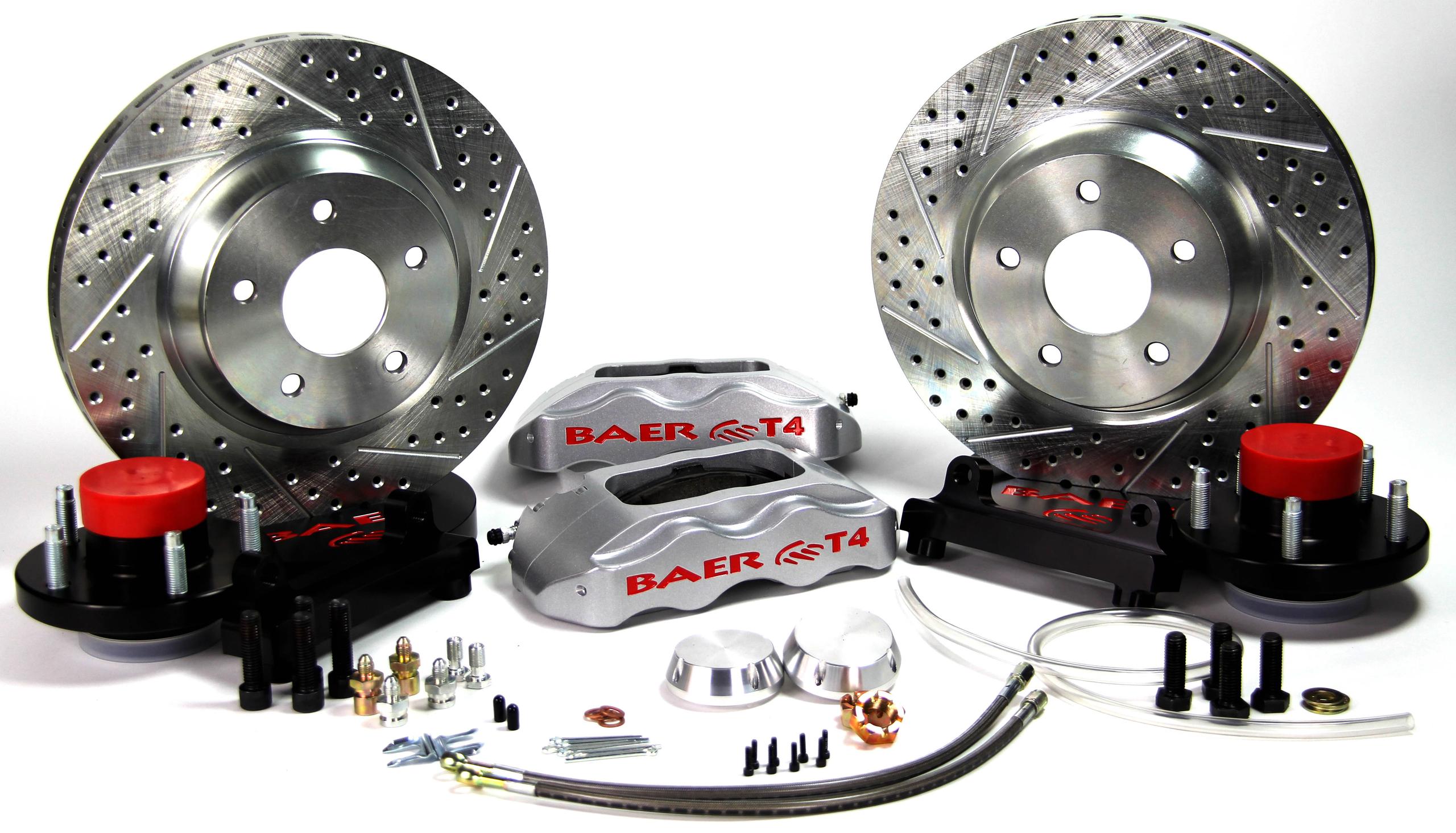 Baer Track4 Brake System Front (1965-1966 Mustang) - 4301504S