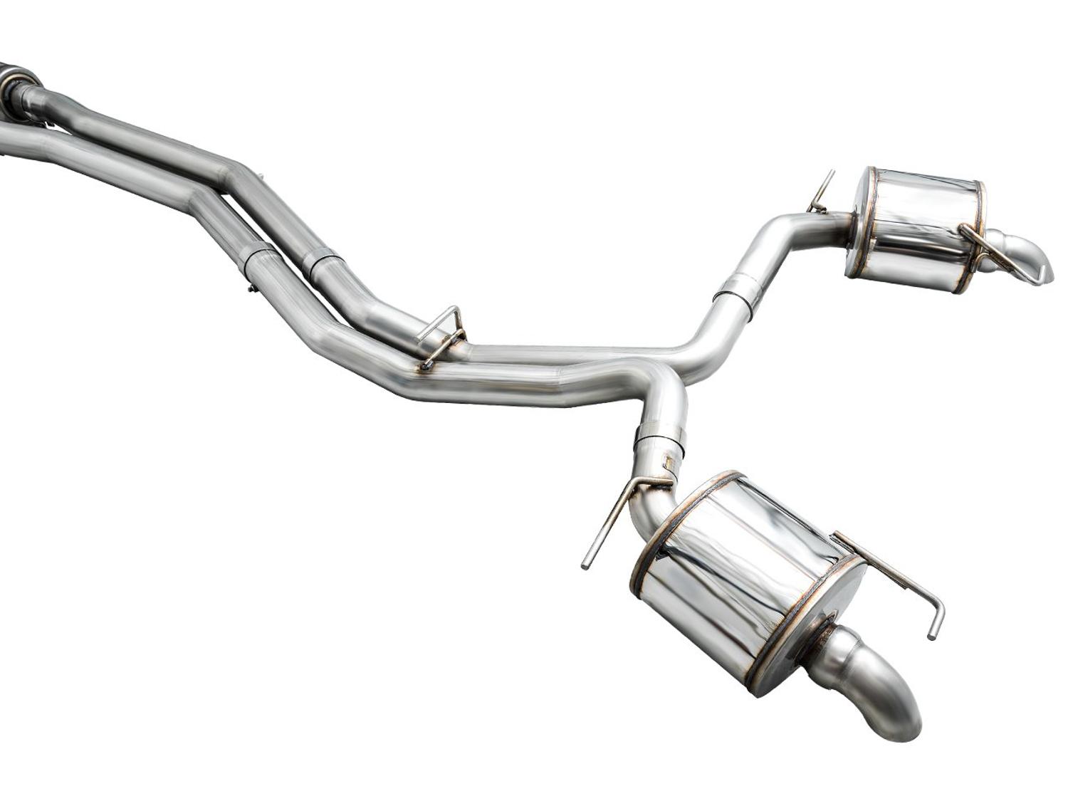 AWE Touring Edition Catback Exhaust - Turn Downs (2019-2023 Audi A6 / A7 3.0T) - 3015-31003
