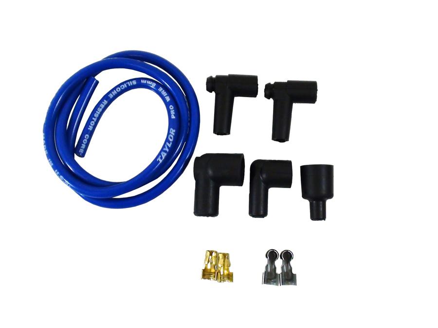 TAYLOR CABLE 8mm Pro Wire RC Coil Repair Kit blue - 45369