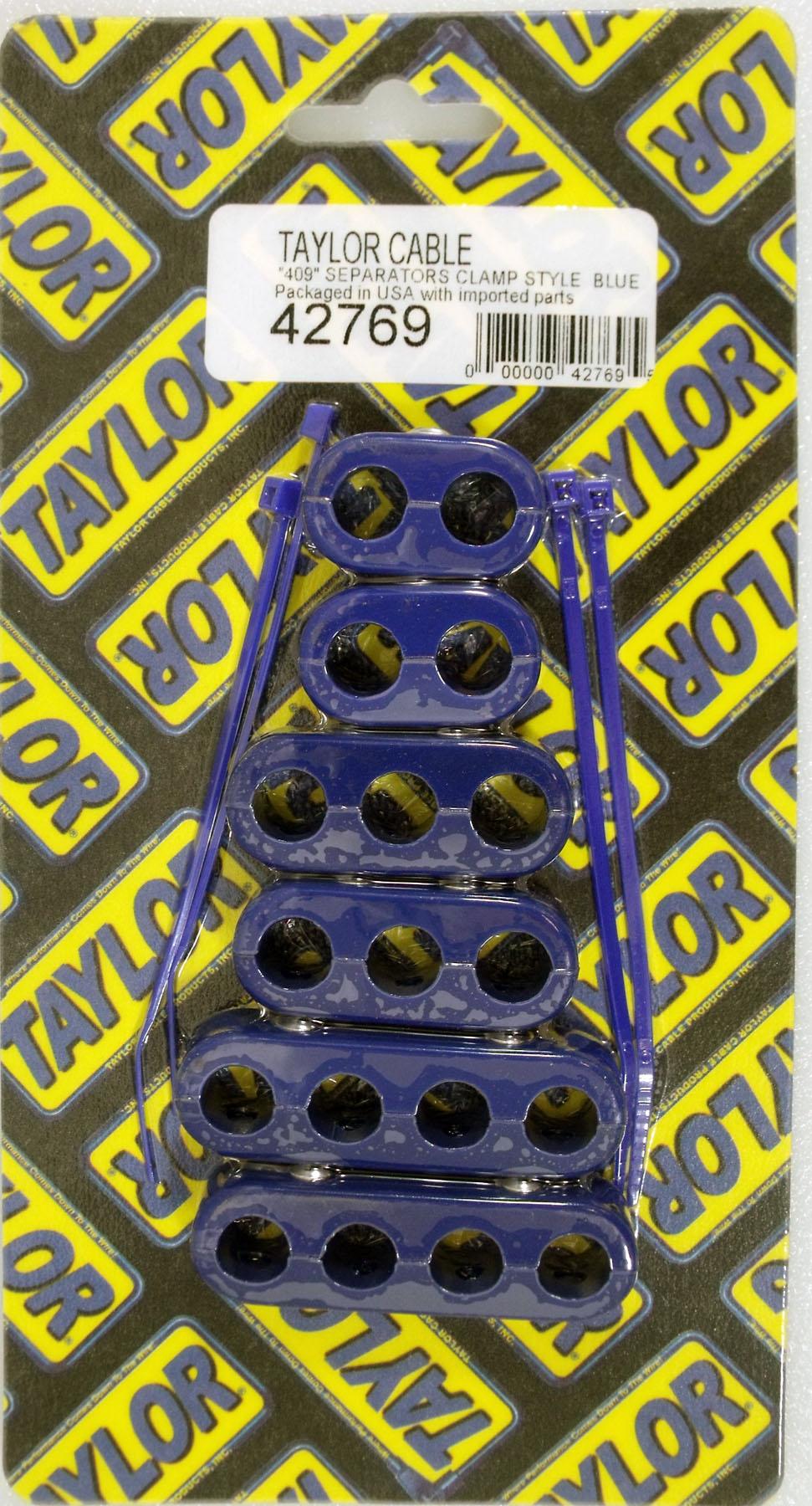 TAYLOR CABLE 409 10.4 Separators Clamp Style blue  - 42769