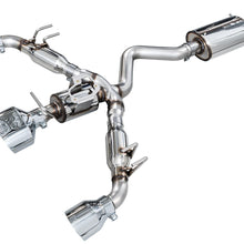 AWE Touring Edition Exhaust - Chrome Silver Tips (2022+ GR Corolla) - 3015-33254