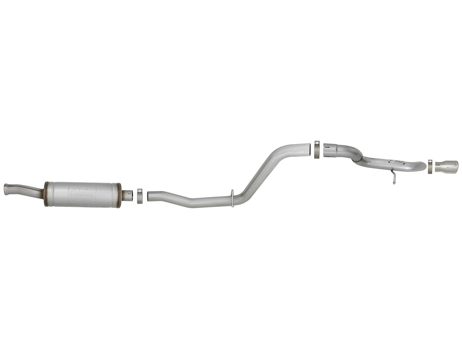 AFE Cat-Back Exhaust System (2018-2020 Jeep Wrangler V6-3.6L) - 49-48065-1P