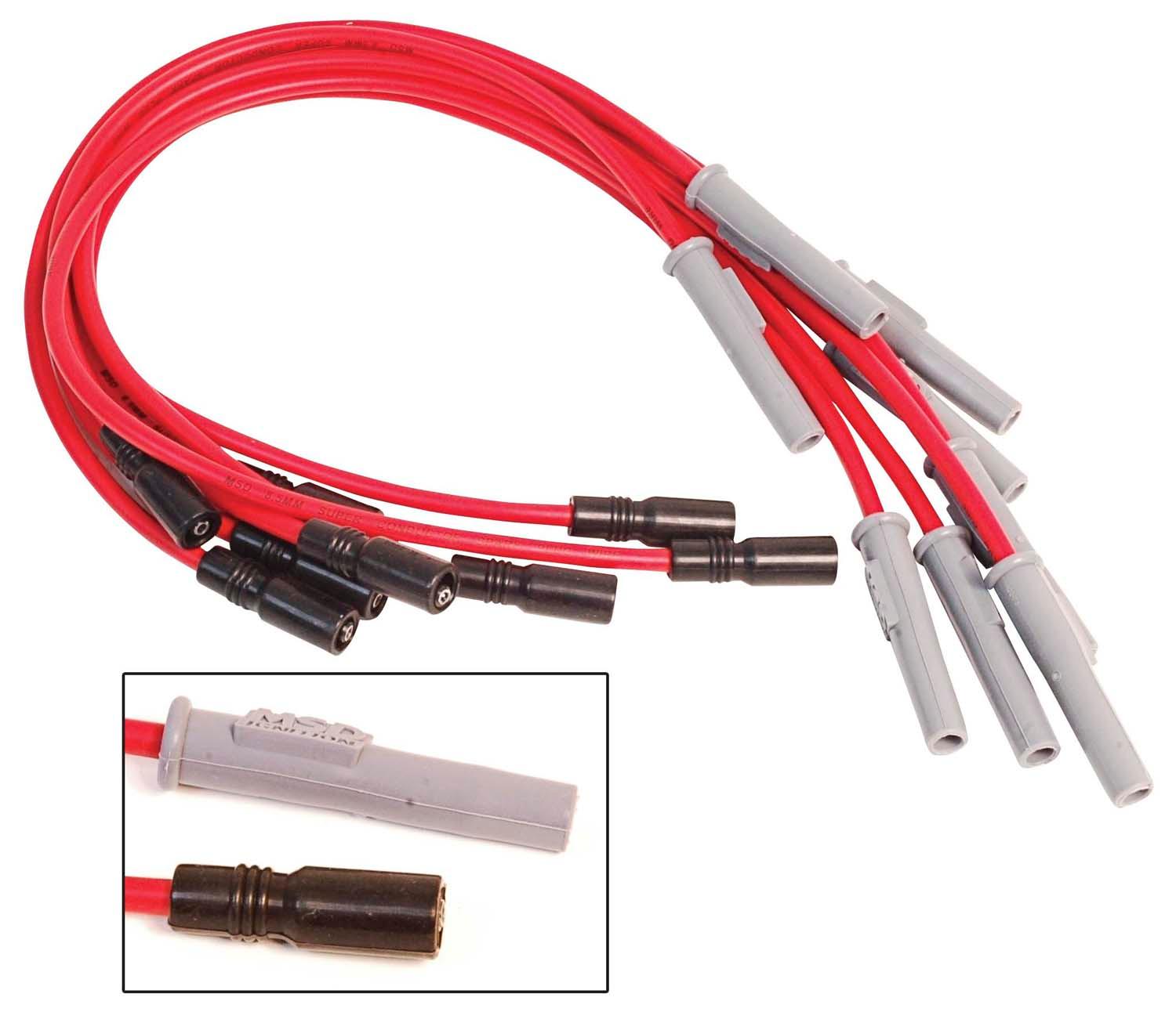 Super Conductor Spark Plug Wire Set, Chevy Pickup, '96-'99,Dually w/454.  - 32109