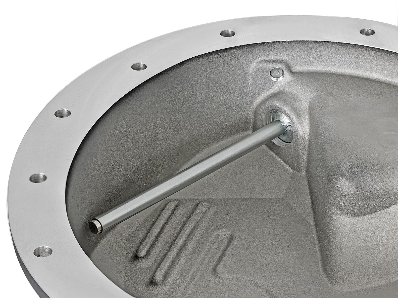 AFE Pro Series Front Differential Cover Black w/ Machined Fins - 46-70042