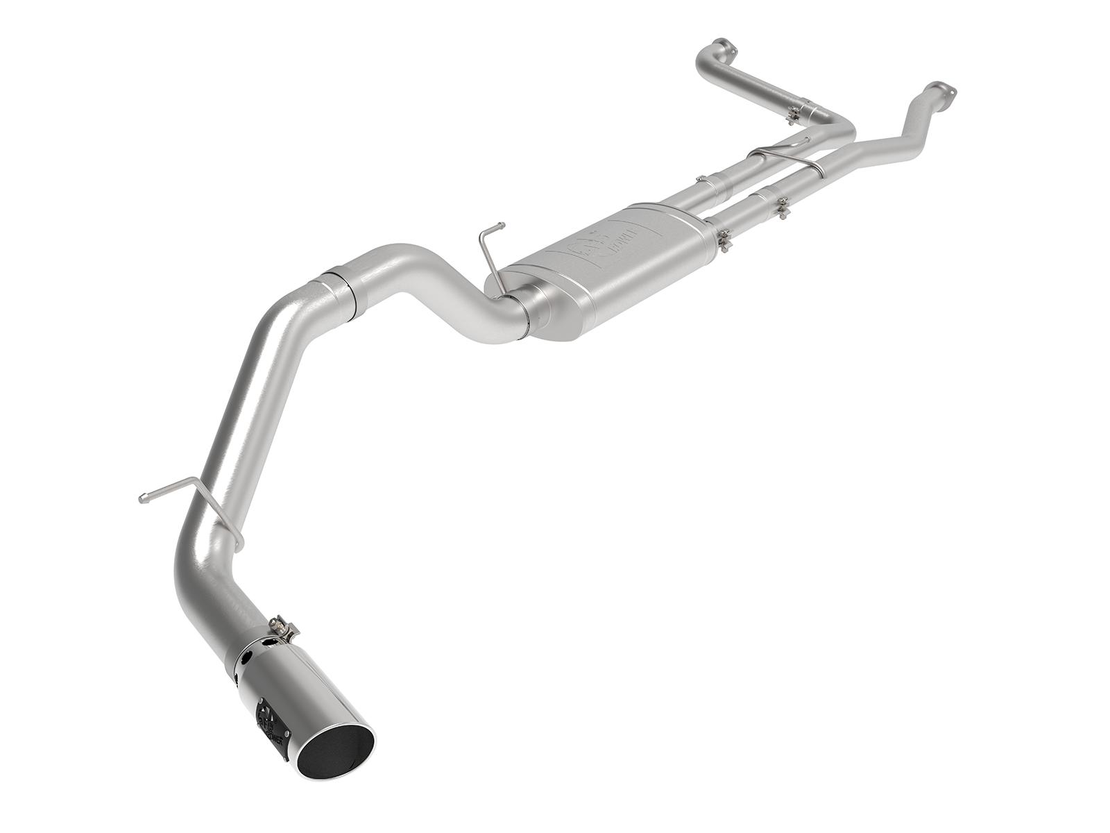AFE Cat-Back Exhaust System (2016-2019 Nissan Titan XD V8-5.6L) - 49-46135-P