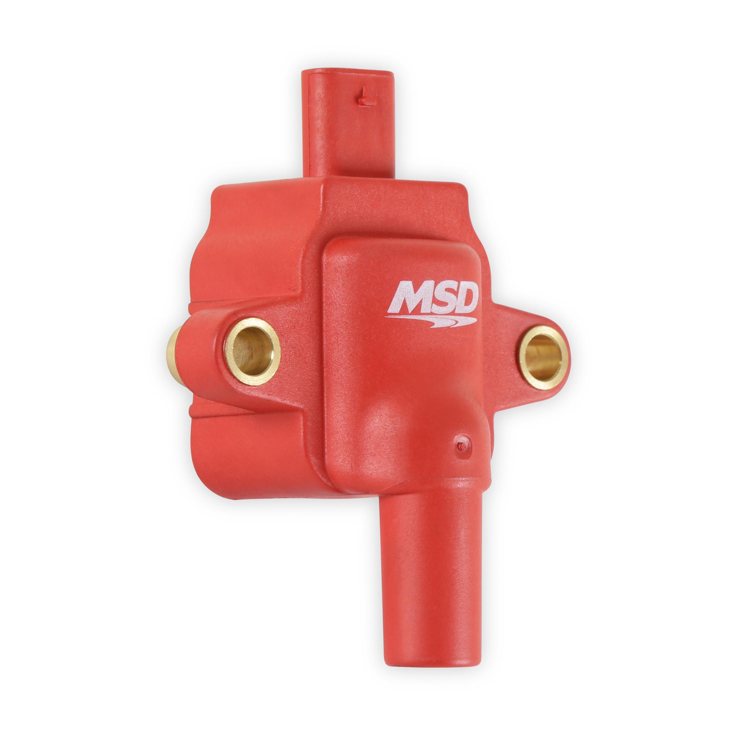 MSD 7.3L GODZILLA IGNITION COIL, RED, SINGLE - 8283