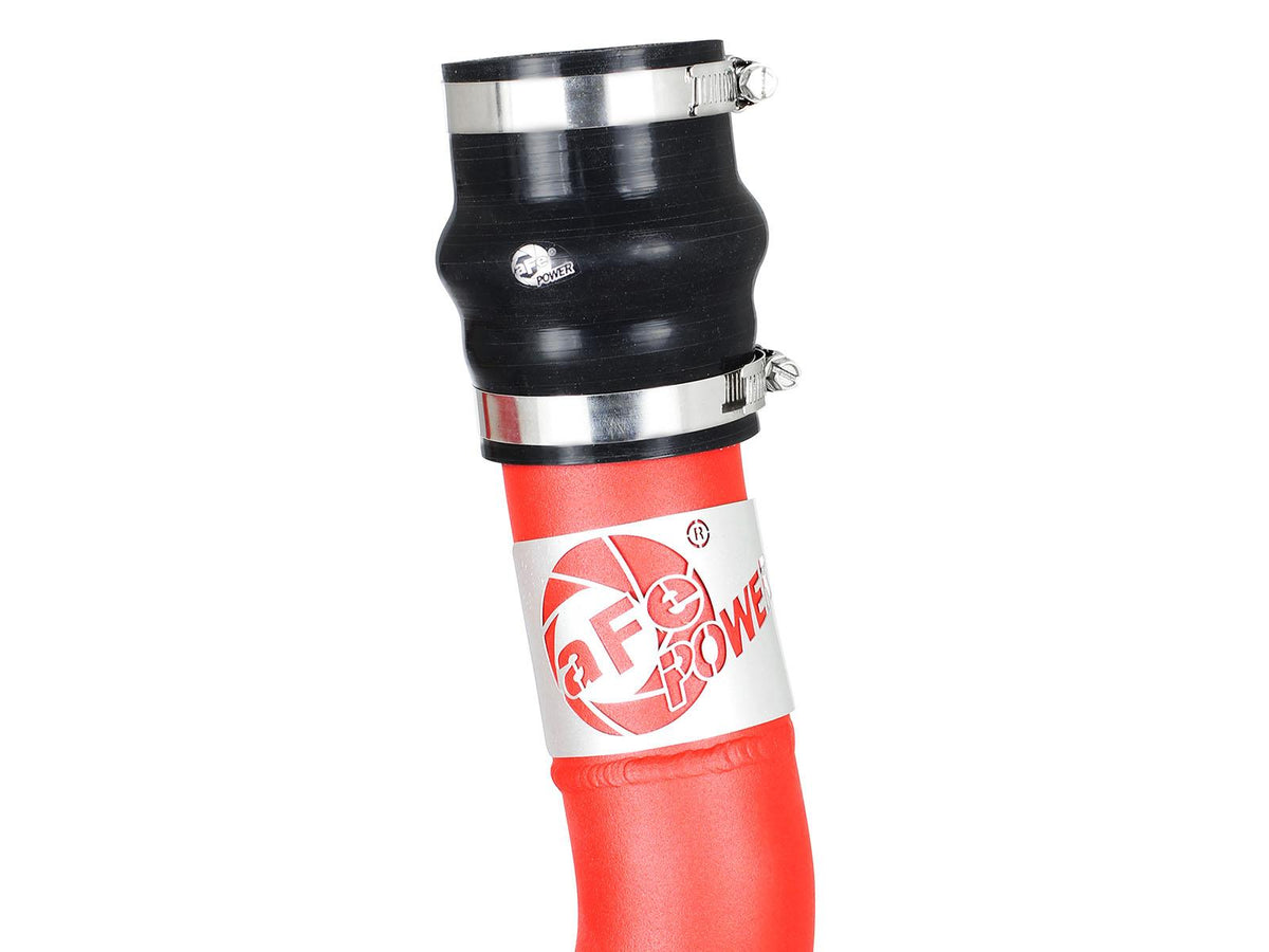 AFE BladeRunner 2-1/2 IN Aluminum Cold Charge Pipe Red (2013-2018 Focus) - 46-20189-R