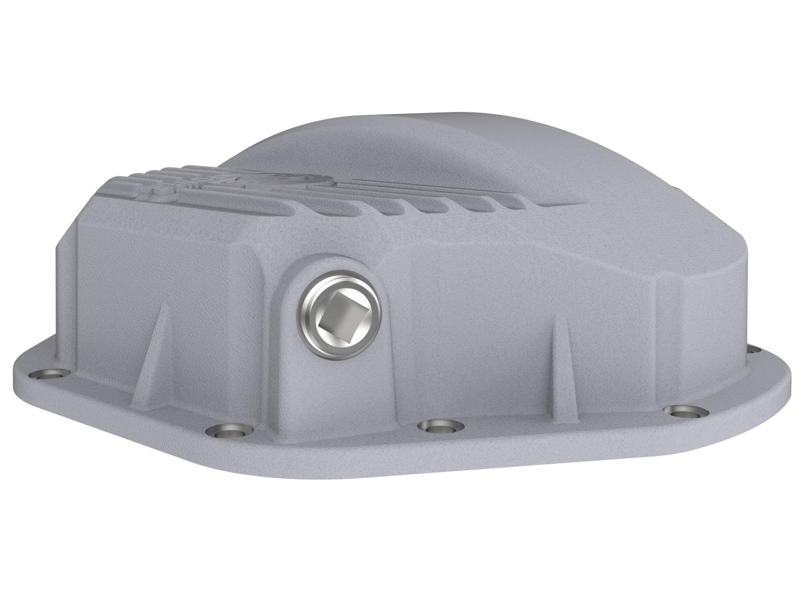 AFE Street Series Rear Differential Cover Raw w/ Machined Fins (1994-2007 Ram 3500, F-350 Super Duty, F-350 Super Duty, F-450 Super Duty, F-450 Super Duty) - 46-70030