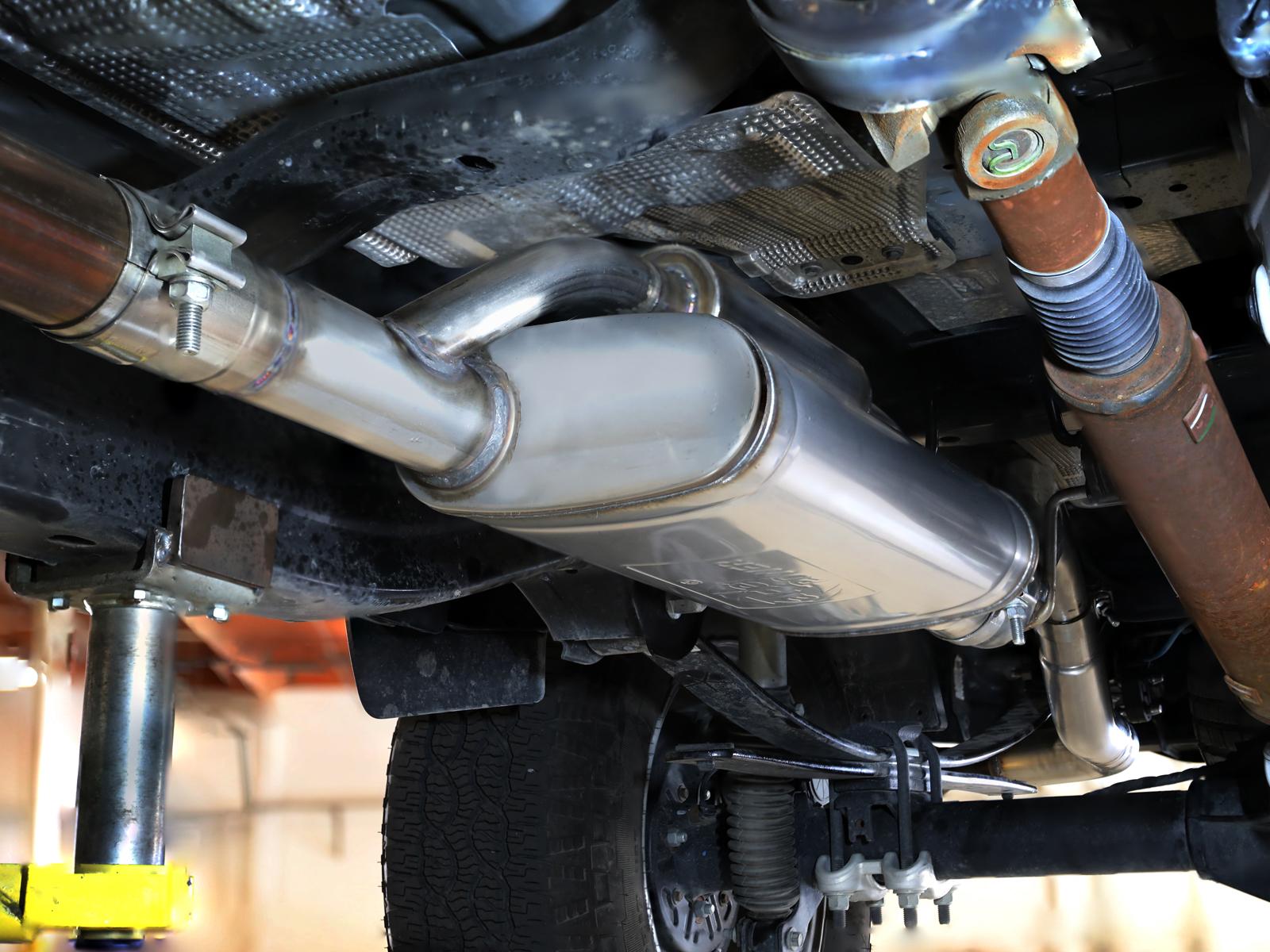 aFe Vulcan Series 2-1/2 IN to 3 IN 304 Stainless Steel Cat-Back Exhaust System w/ Polished Tip
 (2024+ Ranger) - 49-33148-P
