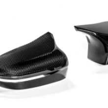 Akrapovic 2018-2020 BMW Carbon Fiber Mirror Cap Set - High Gloss. (2018-2021 M5, M8, M8 Gran Coupe) - WM-BM/CA/3/G