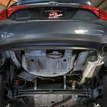 AFE Takeda 2-1/2 IN 304 Stainless Steel Axle-Back Exhaust System w/ Black Tip (2014-2019 Corolla) - 49-36083-B