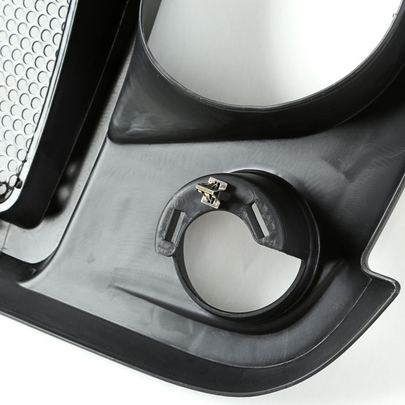 Rugged Ridge Spartan Grille Satin Black; 07-18 Jeep Wrangler Jk - 12034.01