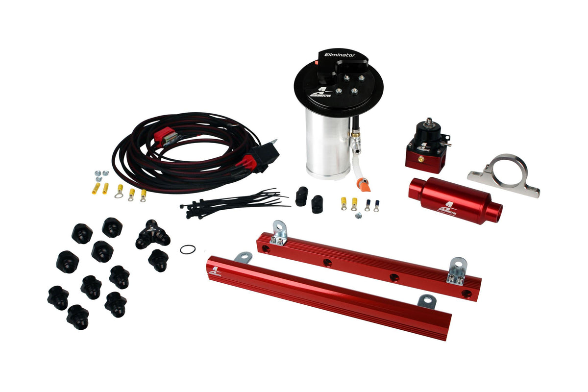 Aeromotive 17344 10-17 Mustang GT Stealth Eliminator Racing System with 5.4L 4-V Fuel Rails
