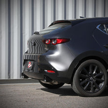 aFe Takeda 2.5" 304 Stainless Steel Axle-Back Exhaust System - Black Tip (2019-2022 Mazda 3 2.5L) - 49-37023-B