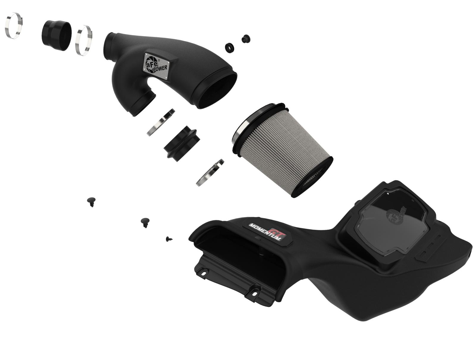 AFE Momentum GT Cold Air Intake System w/ Pro DRY S Filter (2021-2025 Ford F-150 V6-3.5L TT) - 50-70072D