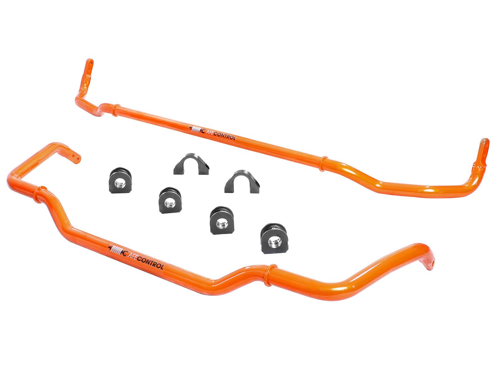 aFe CONTROL Front and Rear Sway Bar Set Orange - 440-503002-N