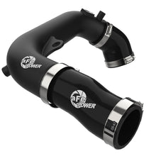 AFE BladeRunner 2-1/2 IN Aluminum Hot Charge Pipe Black (2024-2025 Wrangler) - 46-20778-B