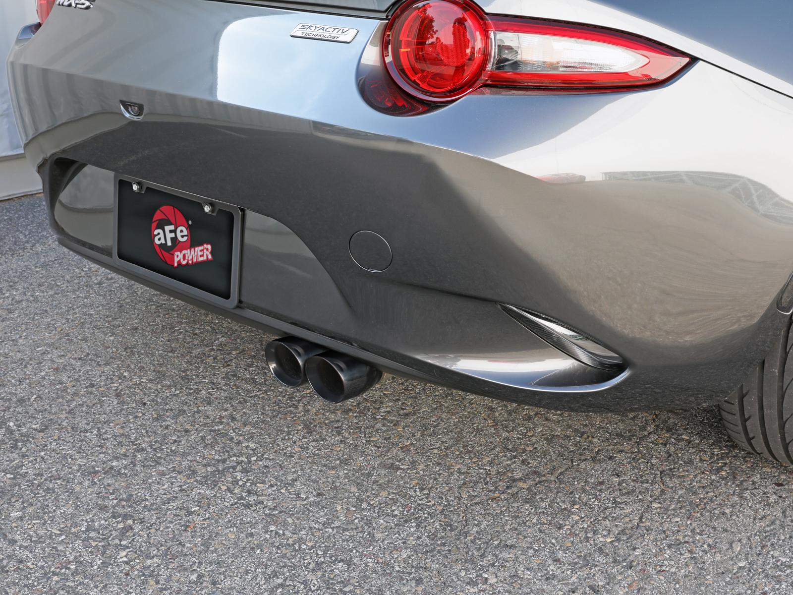 AFE Axle-Back Exhaust System (2016-2019 Mazda MX-5 Miata L4-2.0L) - 49-37004-B