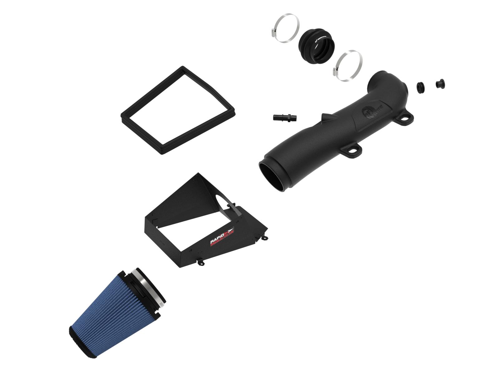 AFE Rapid Induction Cold Air Intake System w/ Pro 5R Filter (Jeep Wrangler (JL)/Gladiator (JT) 18-21 V6-3.6L) - 52-10008R