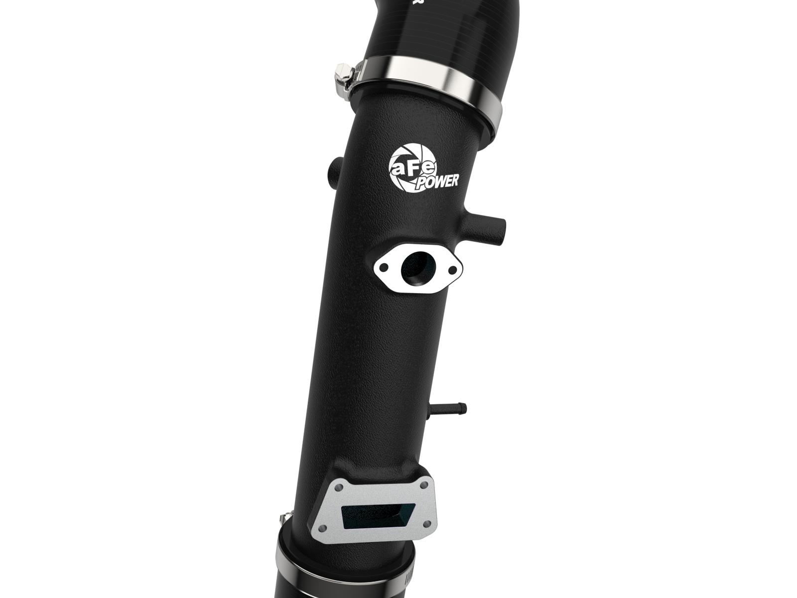 AFE BladeRunner Aluminum Hot and Cold Charge Pipe Kit Black (2019-2022 Veloster N) - 46-20764-B