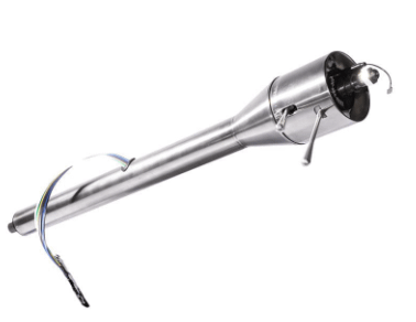 Flaming River 35" Floor Shift Tilt Column with 1-3/4" OD - Paintable Mill Finish - FR20003