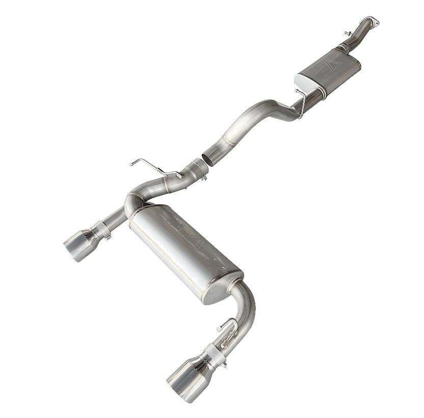 CVF Performance Cruiser Cat-Back Exhaust - Silver Tips (2021-2025 Ford Bronco 2.3L / 2.7L) - 2327BCB01-S