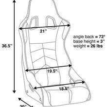 Corbeau DFX Fixed Back Seat (Each)