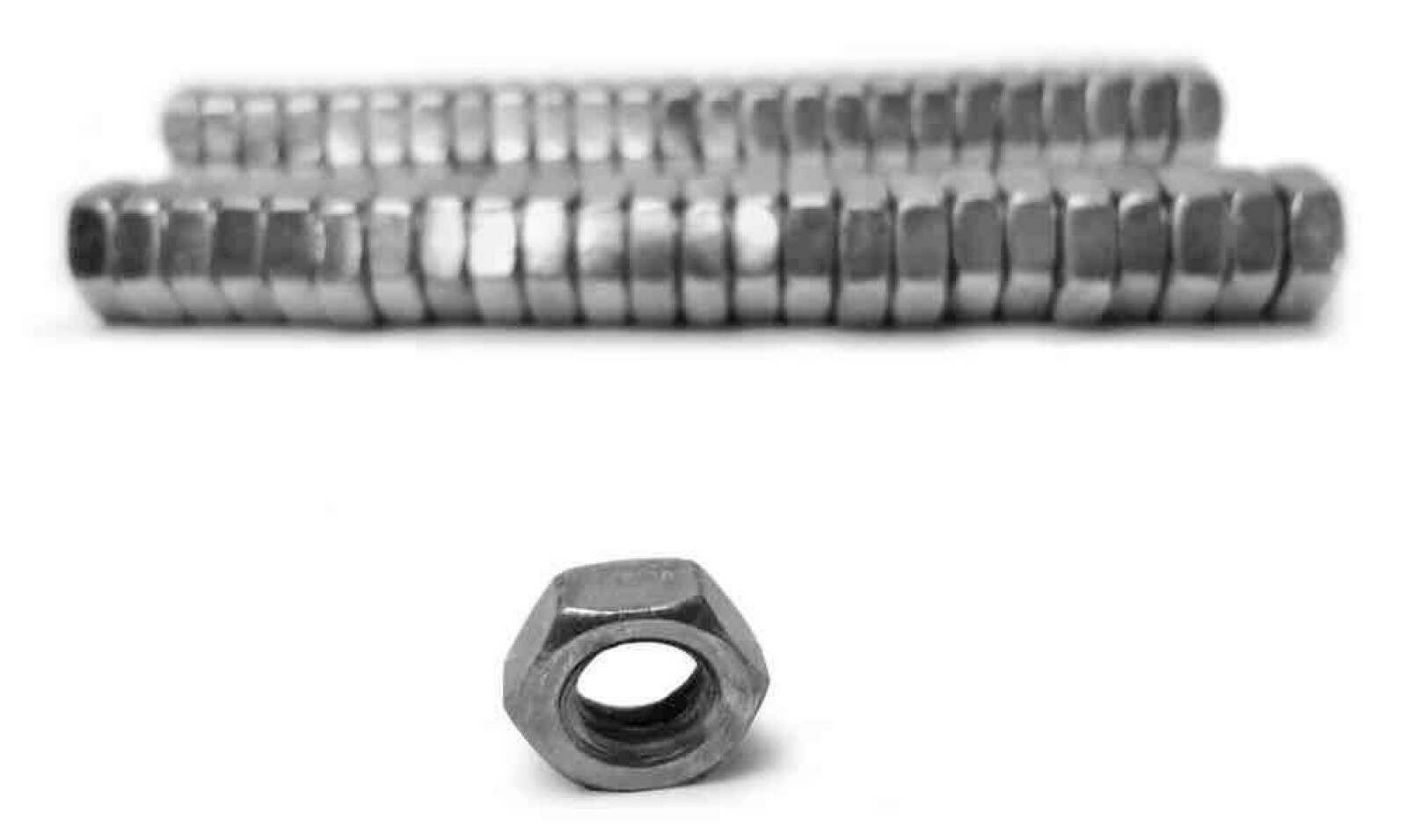 Steinjager Nuts Bulk Jam Fasteners, Bulk 11/16-16 RH 50 Pack Grade 2 Plated Zinc Yellow - J0014311