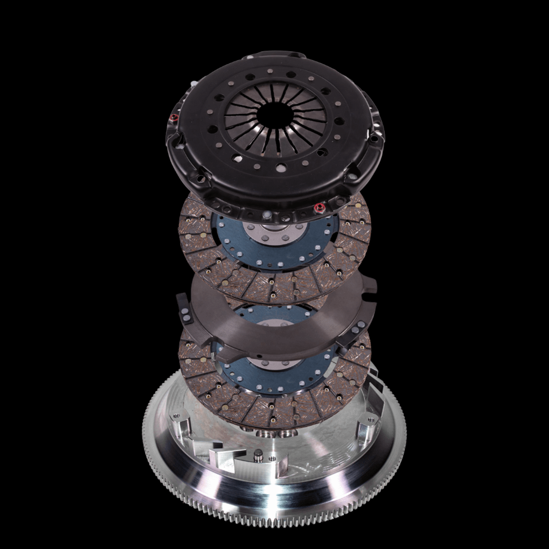 Vengeance Stage 1 Twin Disc MPC Organic Full Face Clutch Kit (2007-2014 Shelby GT500) - DM1-07-07