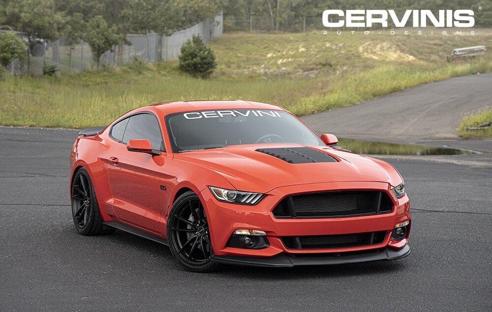 Cervini’s GT500-Style Heat Extractor Hood – 2015–2017 Mustang GT (Part #1243)