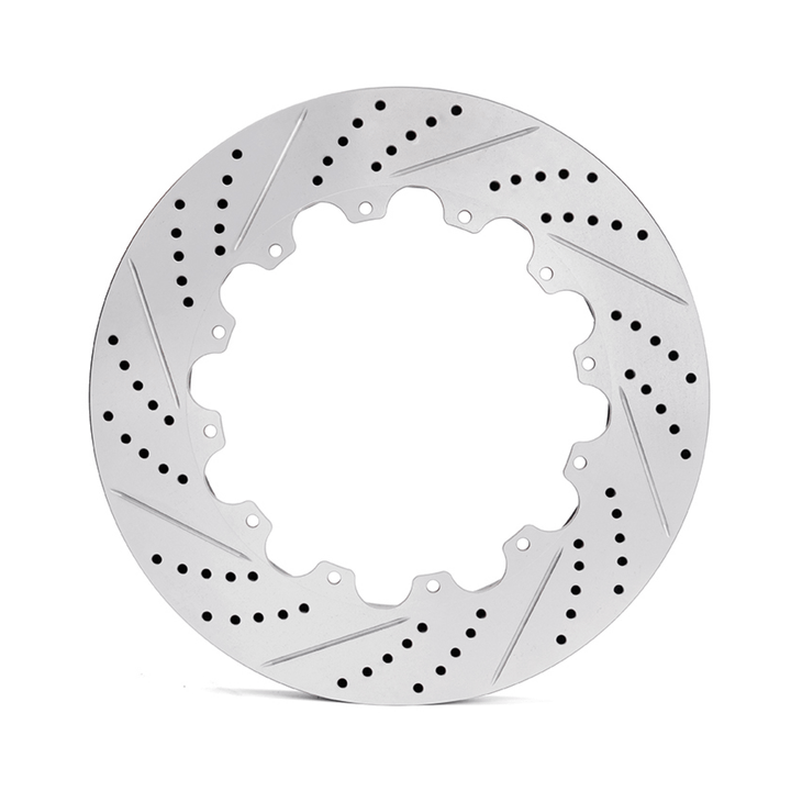 SuperForged Brake Rotors (Front) - 405mm x 34mm - Replacement for SuperForged BBK  - Drilled & Slotted Disc (2020-2025 Explorer ST) - SFRep0225