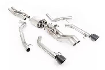 Milltek Valved Cat-Back - Cerakote Black Tips (2022-2026 Raptor R) - SSXFD531