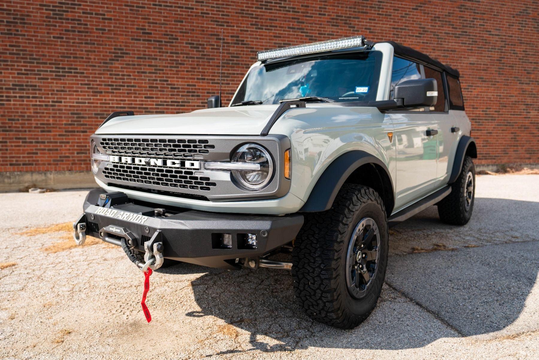 Road Armor 6213ALMP0B Stealth A-Pillar Light Mounts (2021+ Ford Bronco)