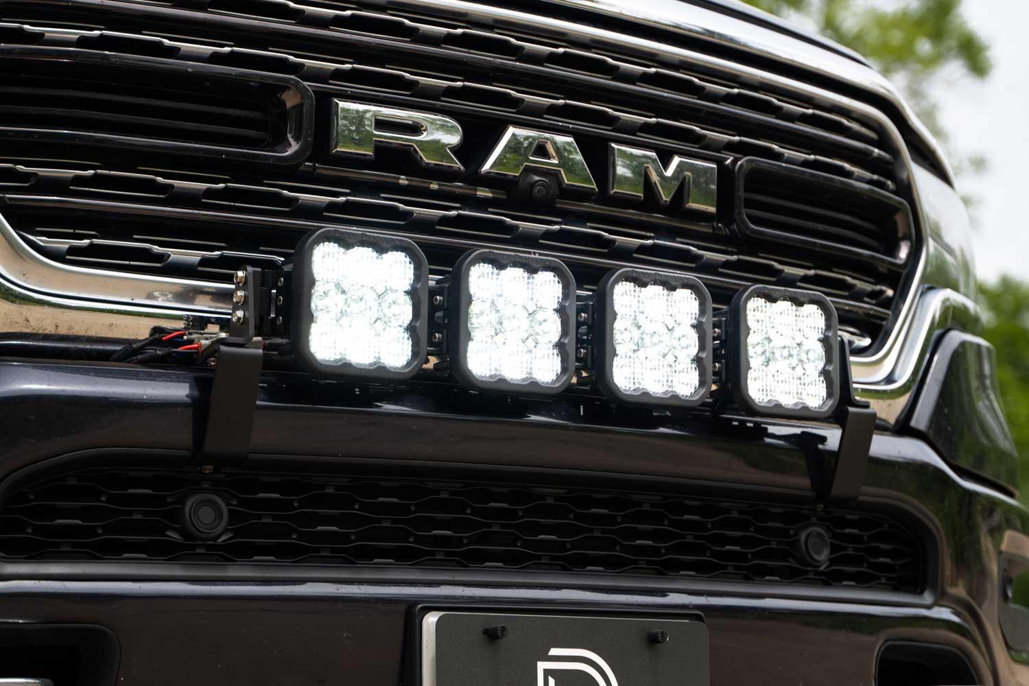 Diode Dynamics SS5 Grille CrossLink Lightbar Kit for 2019-Present Ram, Sport White Combo - DD7608